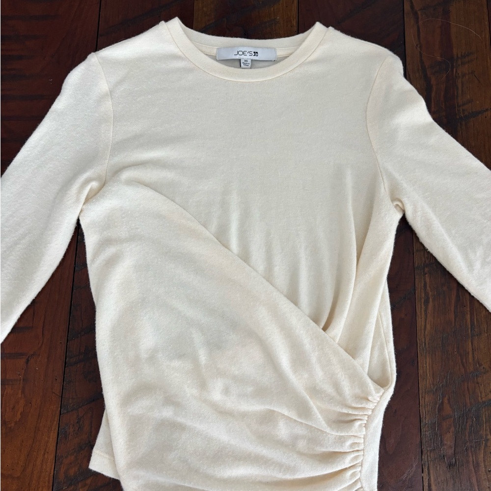Joe's Jeans Off-White Long Sleeve Top